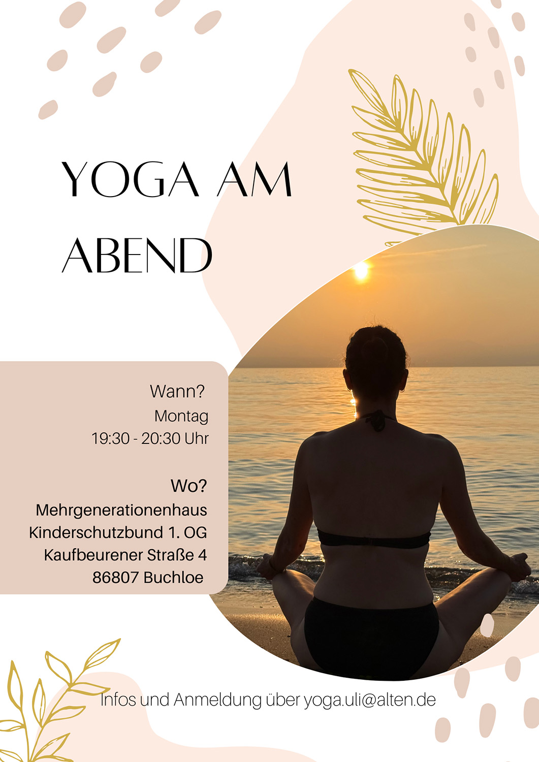 Flyer Abendyoga